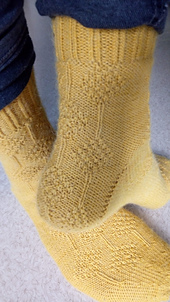 Ravelry: Emma Socks pattern by Sylvie Bourbotte