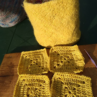 Naturally dyed with dandelions