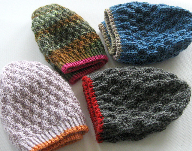 Rubble Hat pattern by Jamie McCanless
