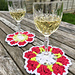 Big Flowers Coaster A pattern