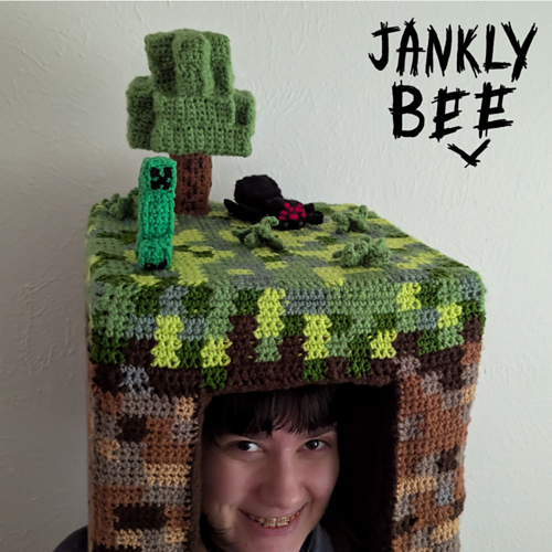 Minecraft Grass Block Helmet