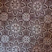 Pond Lily/Flower Circles Tablecloth pattern 
