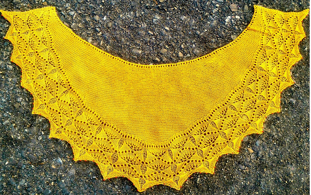 gold lace shawl