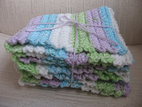 Stripes Placemat (crochet) photo 5