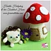 Hedgehog & Toadstool Amigurumi pattern