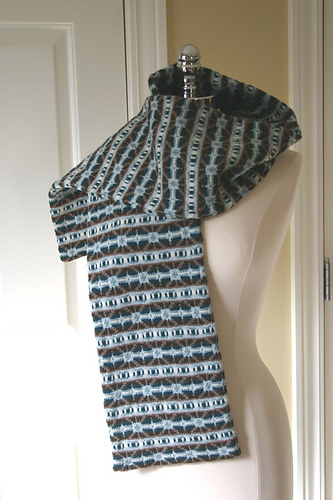 Mens Fair Isle Skjerf - J. Donze