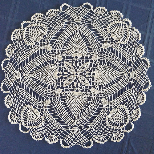 Flowering Pine Doily #D-122 photo 1