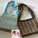 Dotted Line Messenger Bag pattern 