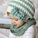 Bella Slouch with Bobble Bow pattern 