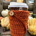Shawl Season Coffee Sleeve pattern 