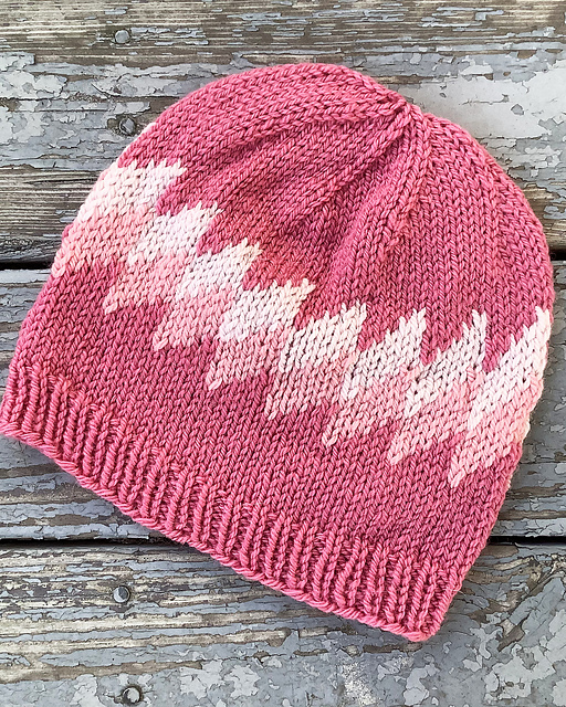 Ravelry Stranded Diamonds Hat pattern by Mary Beth Temple