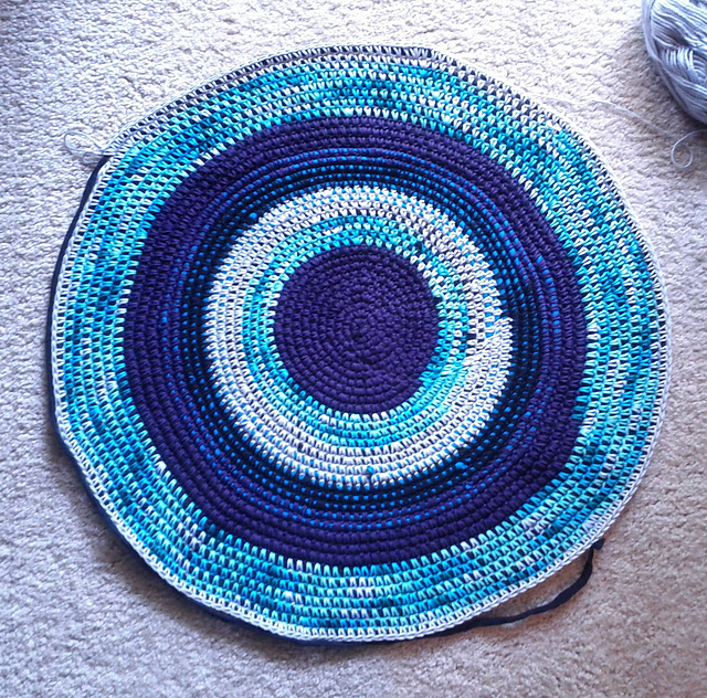 Ravelry: MistressJennie's Abigail's Upcycled Rag Rug