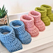 Simple Baby Booties pattern 
