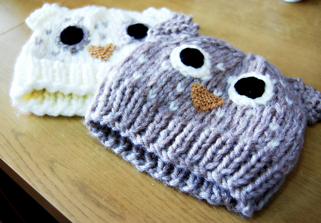 Ravelry: Adult Owl Hat pattern by Jenny 