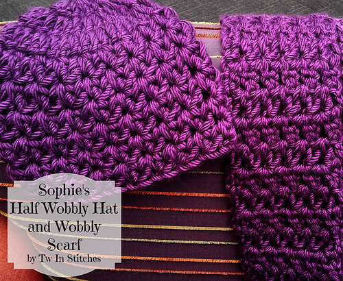 Half Wobbly Hat and Scarf Set photo 1