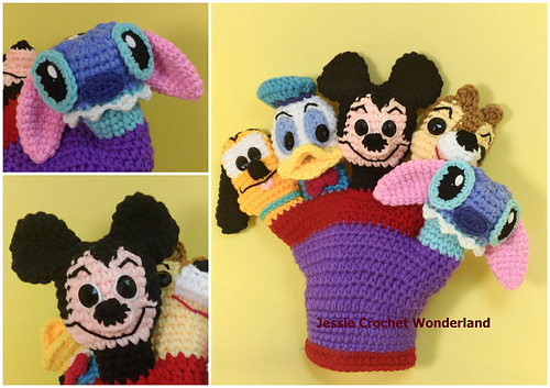 Mickey Hand Puppet Gloves - Jessie Lin