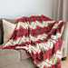 Log Cabin Christmas Blanket pattern