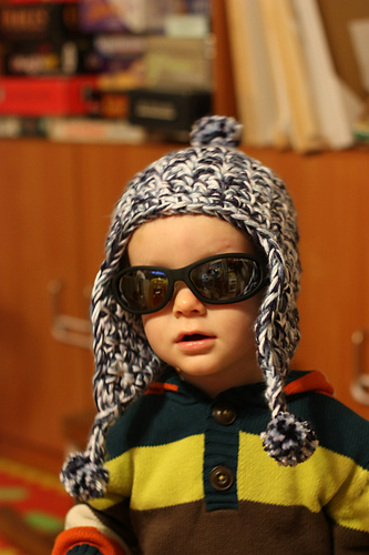 Speed Hook Earflap Hat and Scarf Set photo 2
