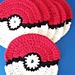 Pokeball Coaster pattern 