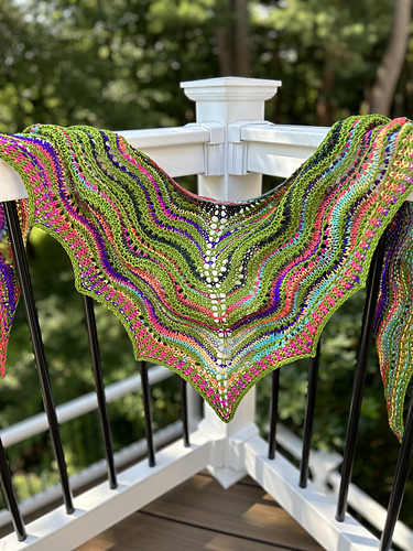 wavy shawl