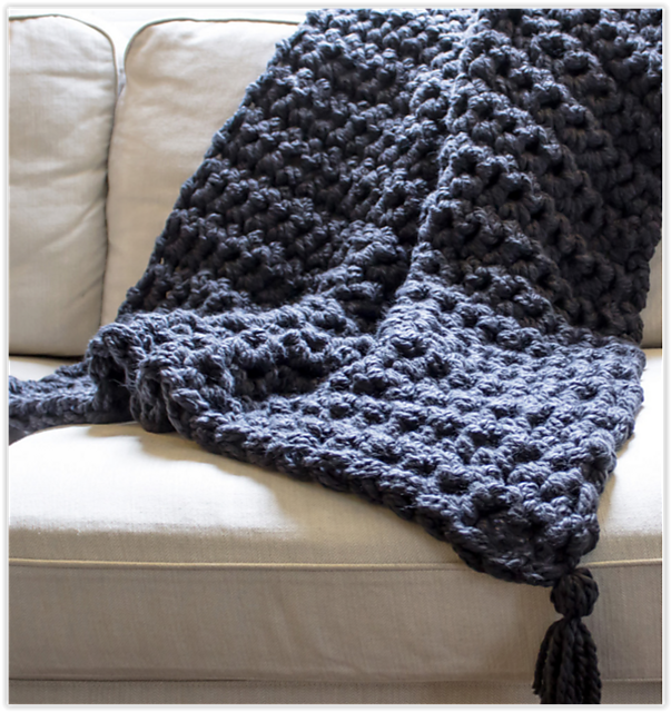 Ravelry Hand Crochet Blanket pattern by Amanda Bassetti