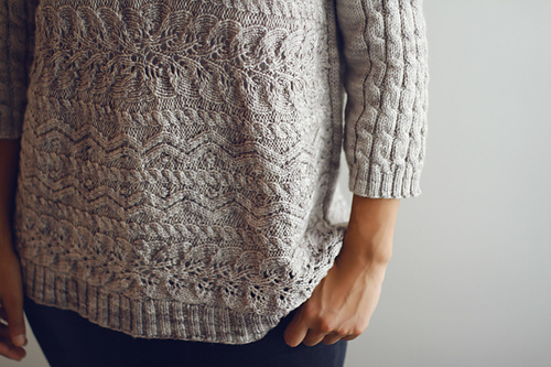 Finished my sweater! Just in time to put it away for the summer… : r ...