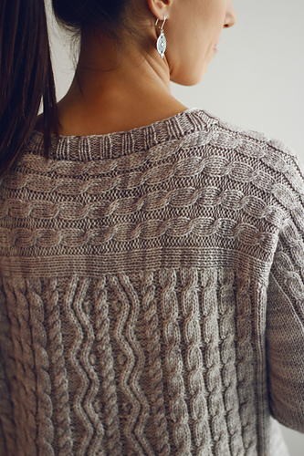 Finished my sweater! Just in time to put it away for the summer… : r ...