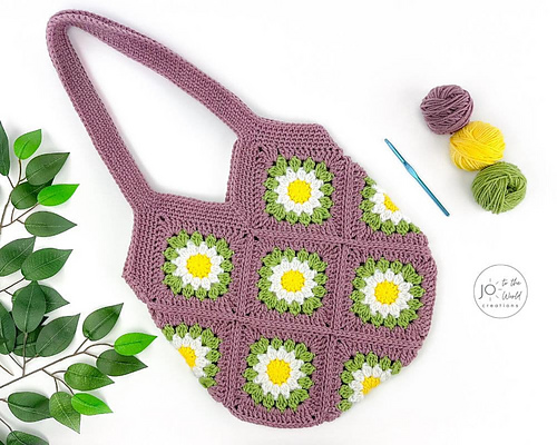 Flower Granny Square Bag photo 5