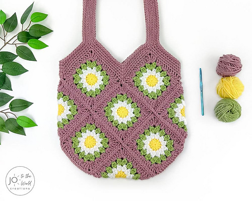 Flower Granny Square Bag photo 3