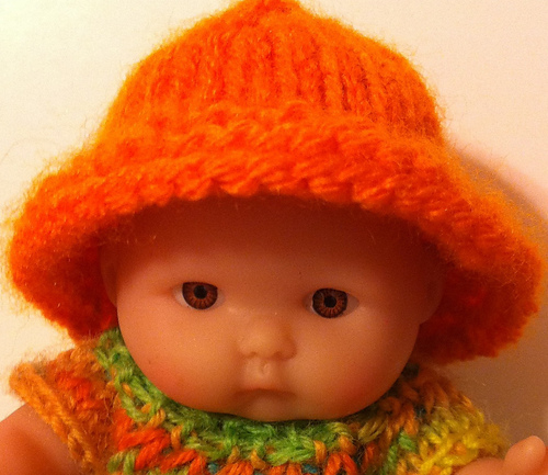 Sun Hat for 5-inch Doll photo 1