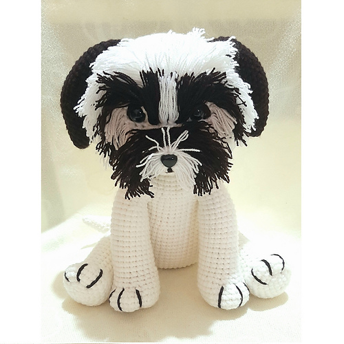 Ravelry: Shih Tzu Dog Amigurumi pattern by Joycerose Phillips