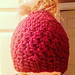 Winter Warm Bun Hat pattern 