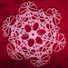Pink October Snowflake pattern 