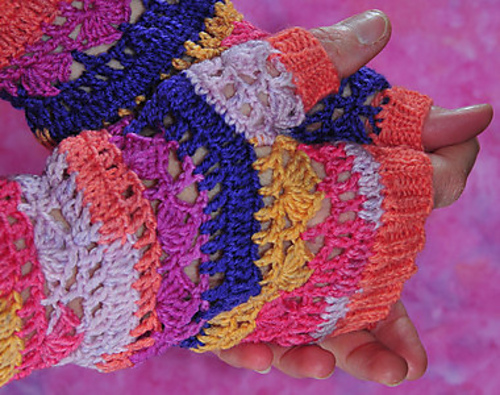 April Fool Fingerless Gloves photo 4
