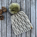 Stone Twist Beanie pattern 
