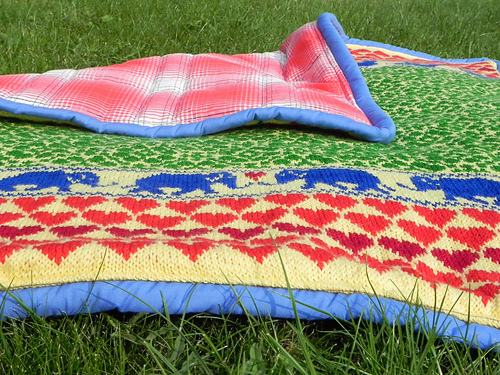 Baby Blanket Latvian Garden photo 7