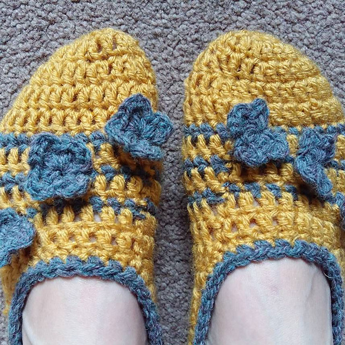 Posy Toes Crochet Slippers photo 3