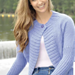 Sideways Knitted Bolero pattern 