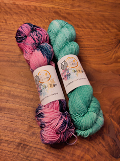 Yarn on the left
