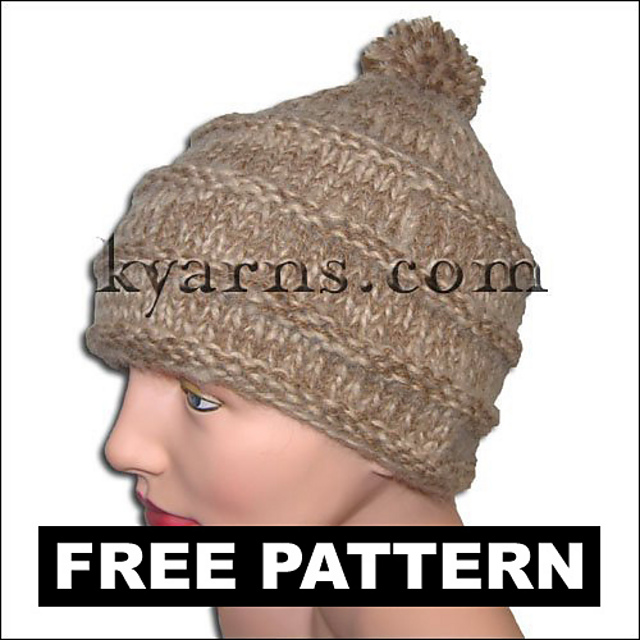 Ravelry Alpaca Pom Hat pattern by Jill Bujold