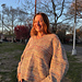 Birdie V Neck Sweater pattern 