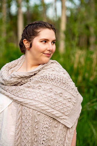 Paper Birch Shawl
