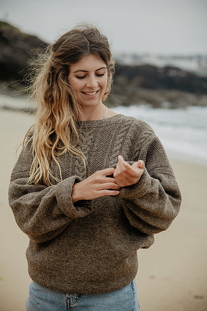 Ravelry: Traditional Guernsey pattern 