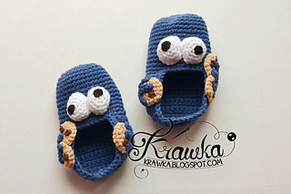 cookie monster baby shoes