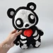 Skeleton Bear pattern 