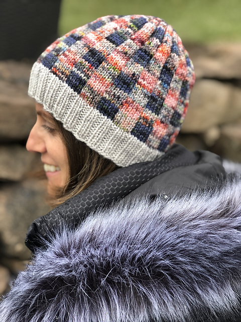 Ravelry: Buffalo Plaid Beanie pattern 