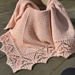Peach Blossom Baby Blanket pattern 