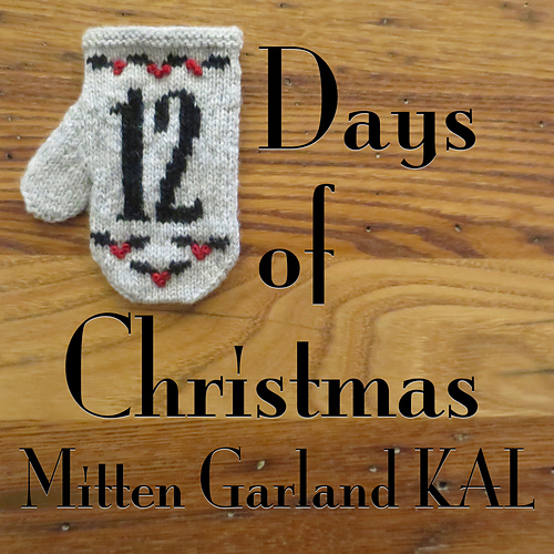 12 Days of Christmas Mitten Garland KAL photo 2