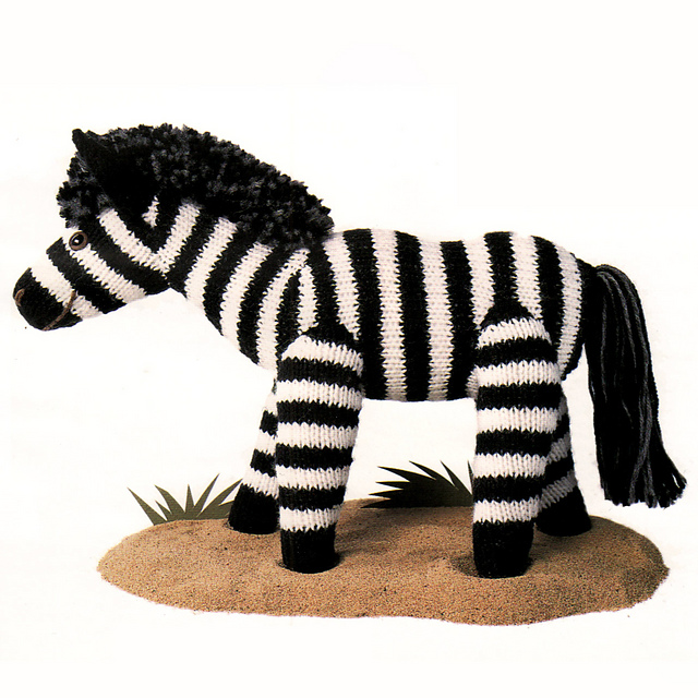 Ravelry Zebra pattern by Kath Dalmeny