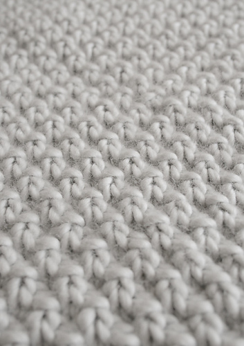 Double Seed Stitch Blanket photo 3